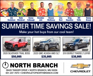 Summer Time Savings Sale!