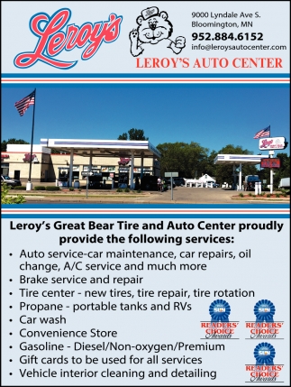 Leroy's Great Bear Tire and Auto Center