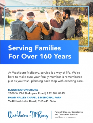 Serving Families For Over 160 Years