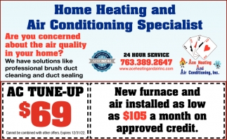 Home Heating And Air Conditioning Specialist
