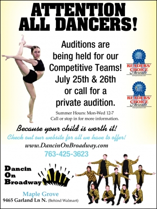 Attention All Dancers!