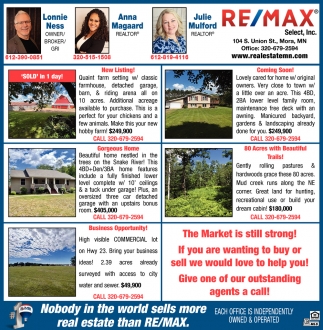 Nobody In The World Sells More Real Estate Than Re/Max