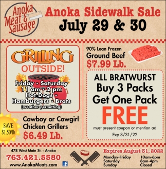 Anoka Sidewalk Sale