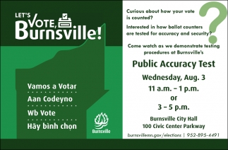Let's Vote, Burnsville
