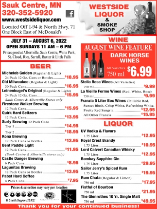 August Wine Feature