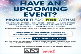 Have An Upcoming Event?