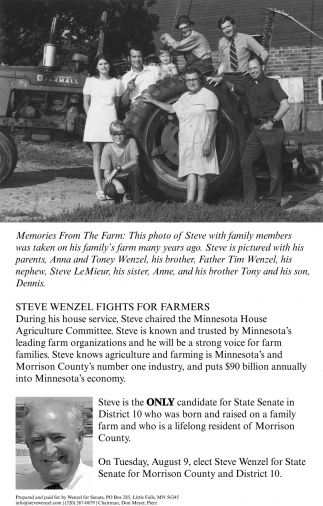 Steve Wenzel Fights For Farmers