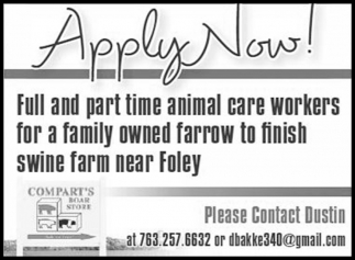 Animal Care Worker Job