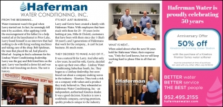 Haferman Water Is Proudly Celebrating 50 Years