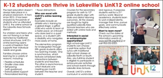K-12 Students Can Thrive In Lakesville's LinK12 Online School