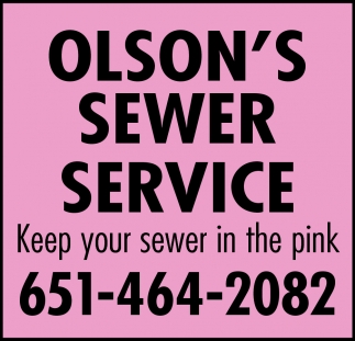 Keep Your Sewer in the Pink