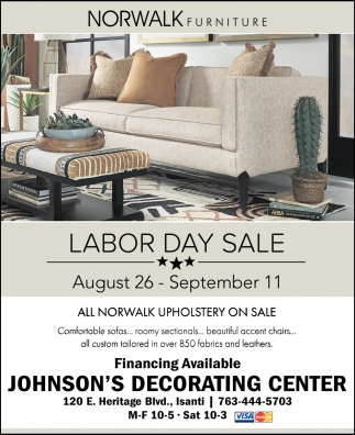 Treat Yourself with New Furniture From Johnson's Decorating