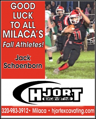 Good Luck To All Milaca's Fall Athletes!