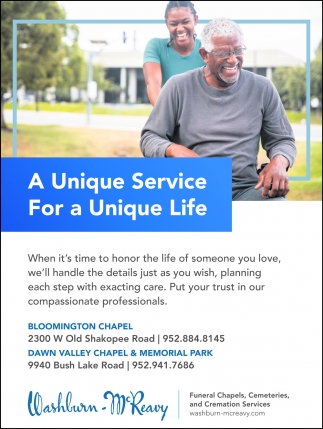 A Unique Service For A Unique Life