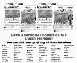 Need Additional Copies of the Laker Pioneer?