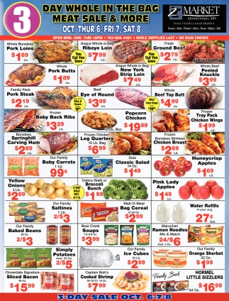 Day whole In The Bag Meat Sale & More