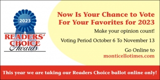 Now Is Your Chance To Vote For Your Favorites for 2023