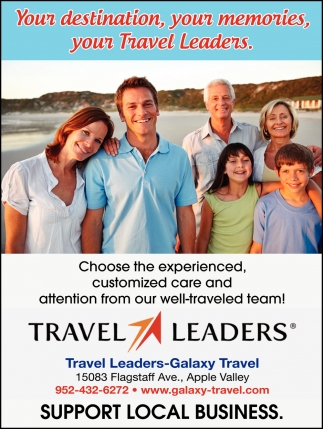 Your Destination, Your Memories, Your Travel Leaders
