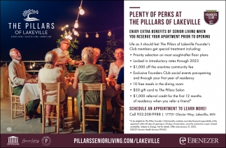 Planty Of Perks At The Pillars Of Lakeville