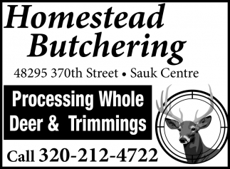 Custom Processing Of Beef And Hogs