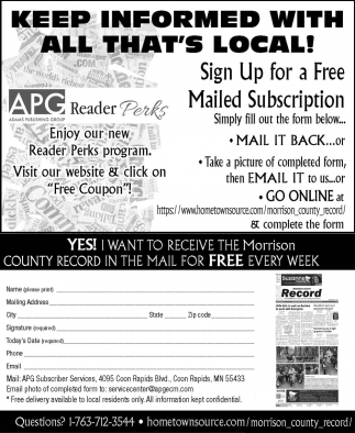 Keep Informed With All That's Local!