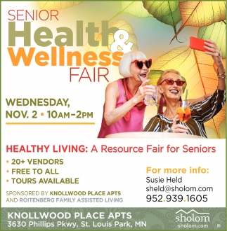 Senior Health Wellness Fair