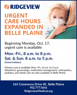 Urgent Care Hours Expanded In Bell Plaine