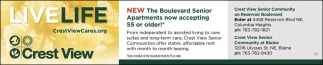 New The Boulevard Senior Apartments Now Accepting 55 or Older