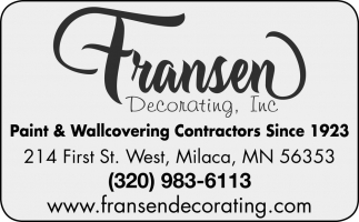 Paint & Wallcovering Contractor Since 1923