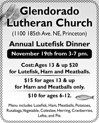 Annual Lutefisk Dinner