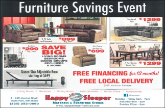 Furniture Savings Event