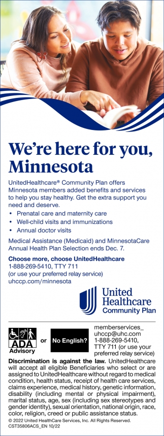 We're Here For You, Minnesota