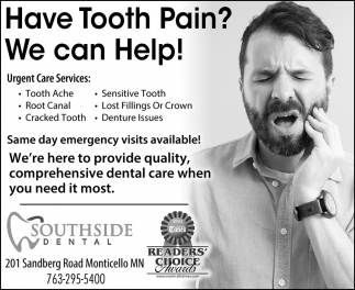 Have A Tooth Pain? We Can Help