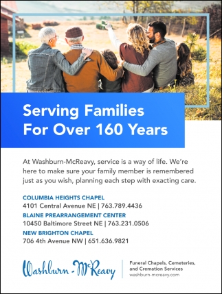 Serving Families For Over 160 Years