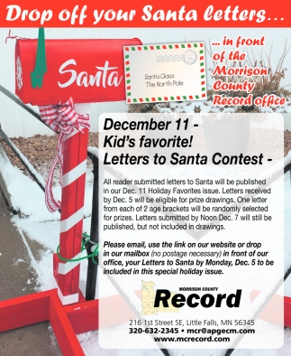 Drop Off Your Santa Letters