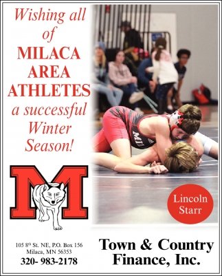 Wishing All Of Milaca Area Athletes A Successful Winter Season!