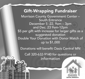 Gift-Wrapping Fundraiser