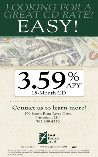 Looking For A Great CD Rate?