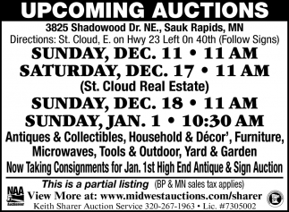 Upcoming Auction