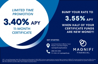 Limited Time Promotion 3.40% APY
