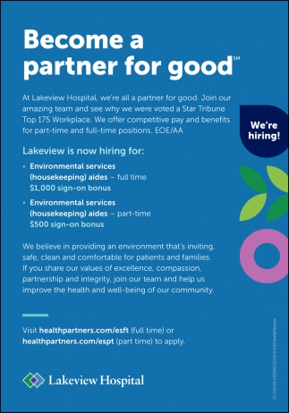 Become A Partner For Good