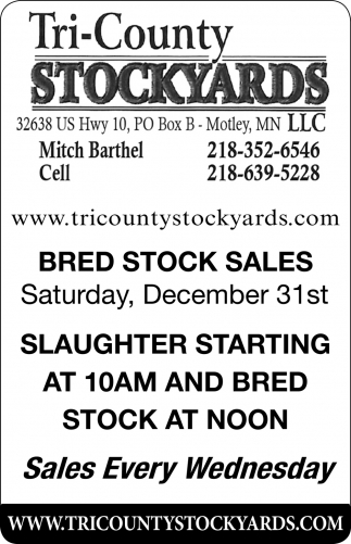 Bred Stock Sales