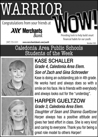 Students Of The Week