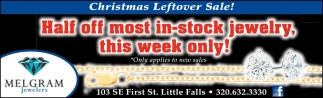 Christmas Leftover Sale!