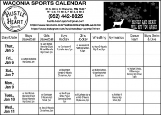 Waconia Sports Calendar