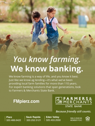 You Know Farming. We Know Banking