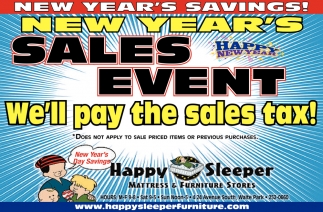 New Year's Sales Event