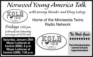 Norwood Young America Talk