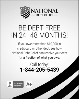 Be Debt Free in 24-48 Months!