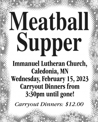 MeatBall Supper